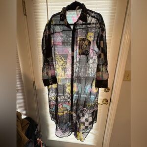 Live 4 Truth Multicolor Sheer Swim Coverup